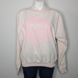 ✨3/$15 Vintage University of Michigan pink long sleeve lightweight top L